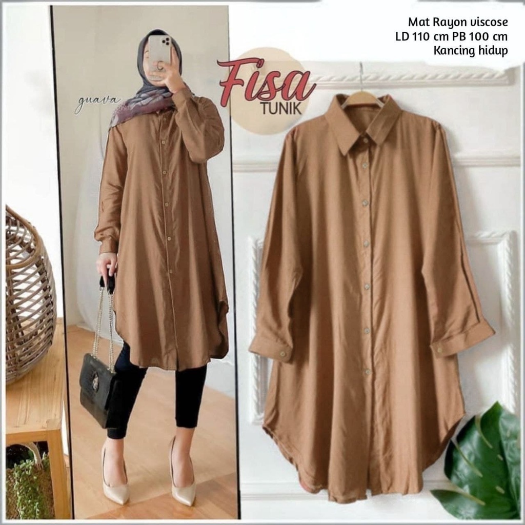 ATASAN WANITA TUNIK CRINCLEFISA TUNIK SIZE TUNIK JUMBO XXXL LD 130 CM / XXL LD 120 CM / XL LD 110 CM