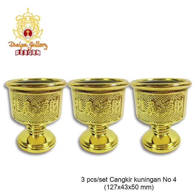 Cangkir Kuningan 3pcs/set