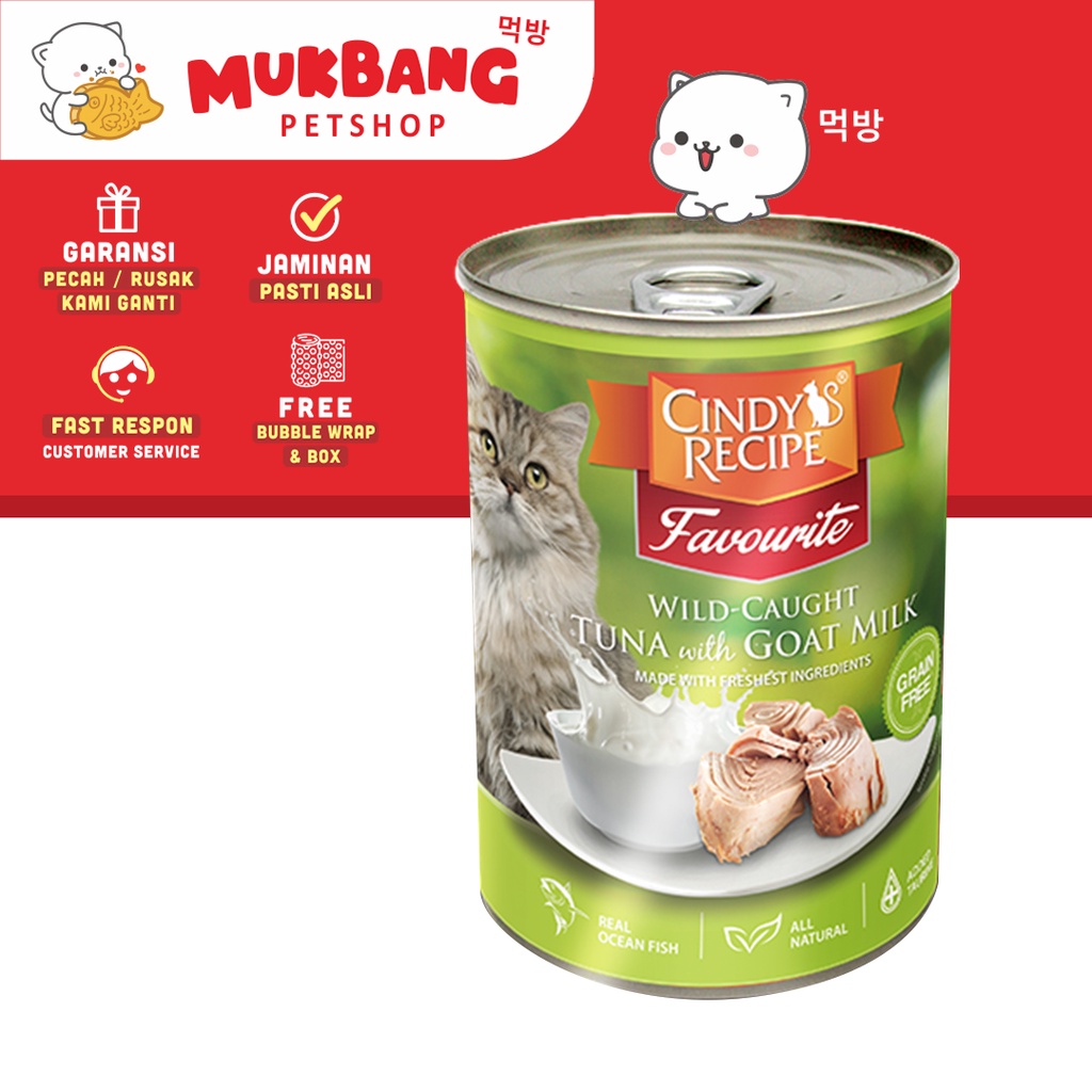 Cindy's Recipe Grain Free Wet Food 400 Gram for Kitten Adult Cat Makanan Kucing Basah