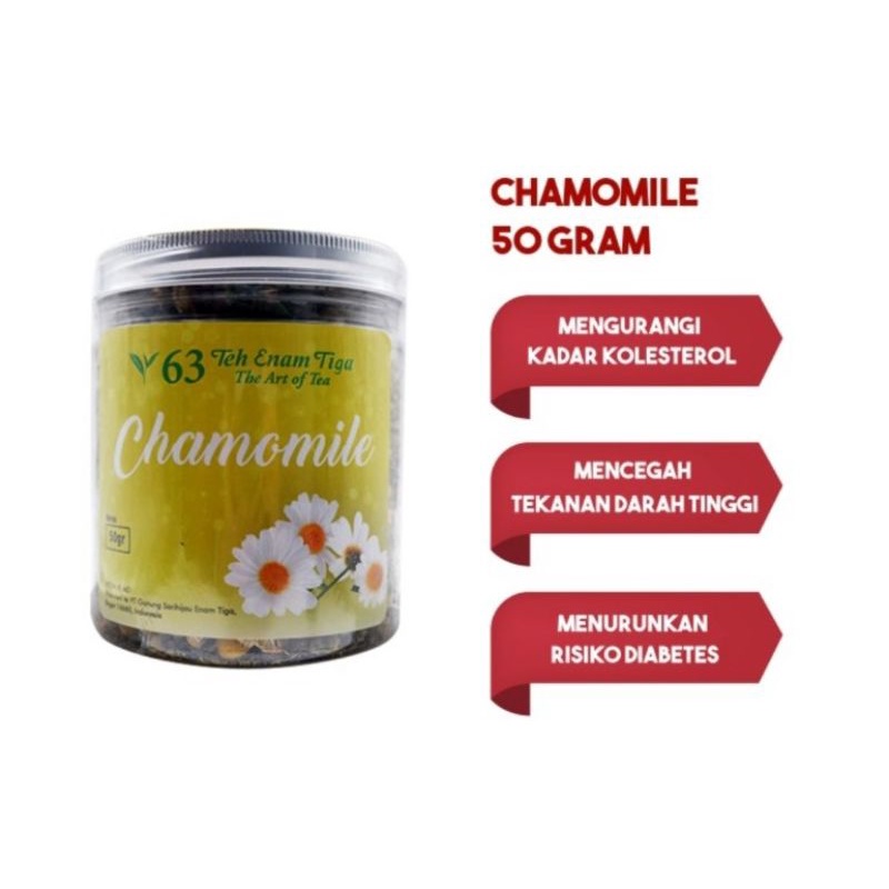 

Teh 63 Enam Tiga Chamomile 50gr