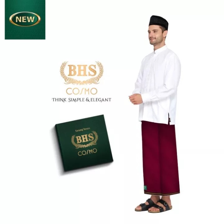 Sarung BHS Cosmo Polos Warna Original