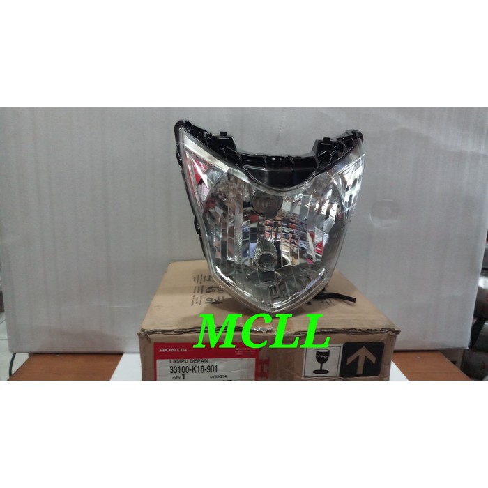 REFLEKTOR/LAMPU DEPAN VERZA ORIGINAL AHM 33100-K18-901