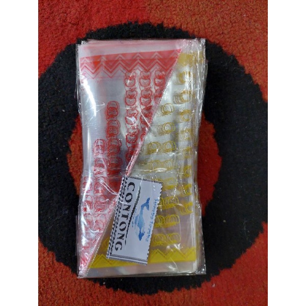 #ECR2026##(Contong kacang) plastik segitiga / plastik contong. wadah kacang bawang  mete dll. 1 pak 
