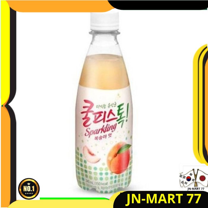 

KOREAN DRINK/MINUMAN KOREA DONGWON COOLPIS SPARKLING RASA PEACH 340 ML