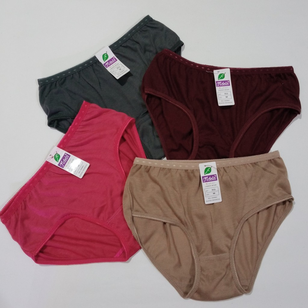 3 PCS CD FIDELA CELANA DALAM WANITA KANCUT WANITA MURAH POLOS