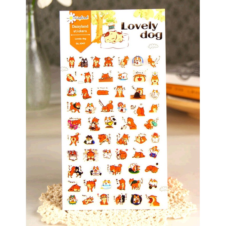

Daisyland Stickers Lovely Dog (Stiker Dekorasi Tema Anjing)