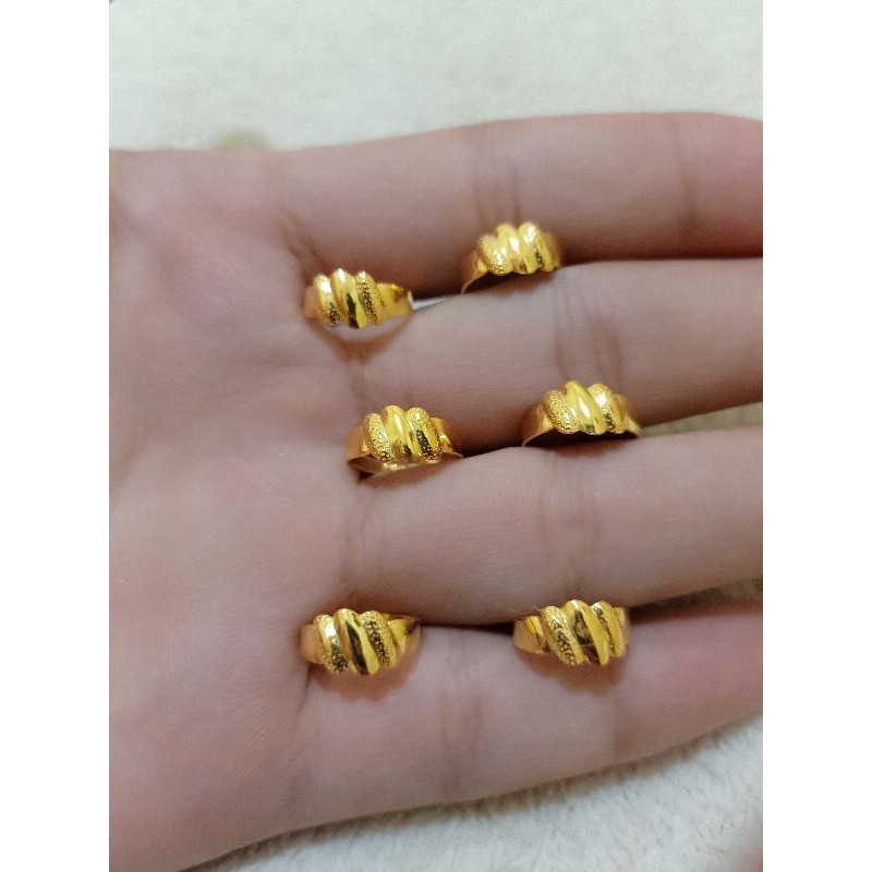 CINCIN ANAK STELAN PERAK 925 LAPIS MAS 24K