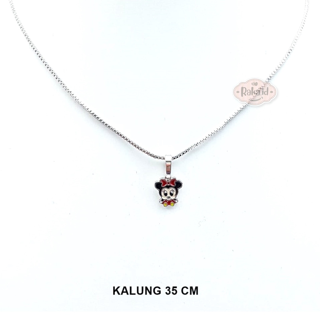 Kalung Anak Rantai Italy Motif Baby Minnie Perhiasan Cantik Anak 896