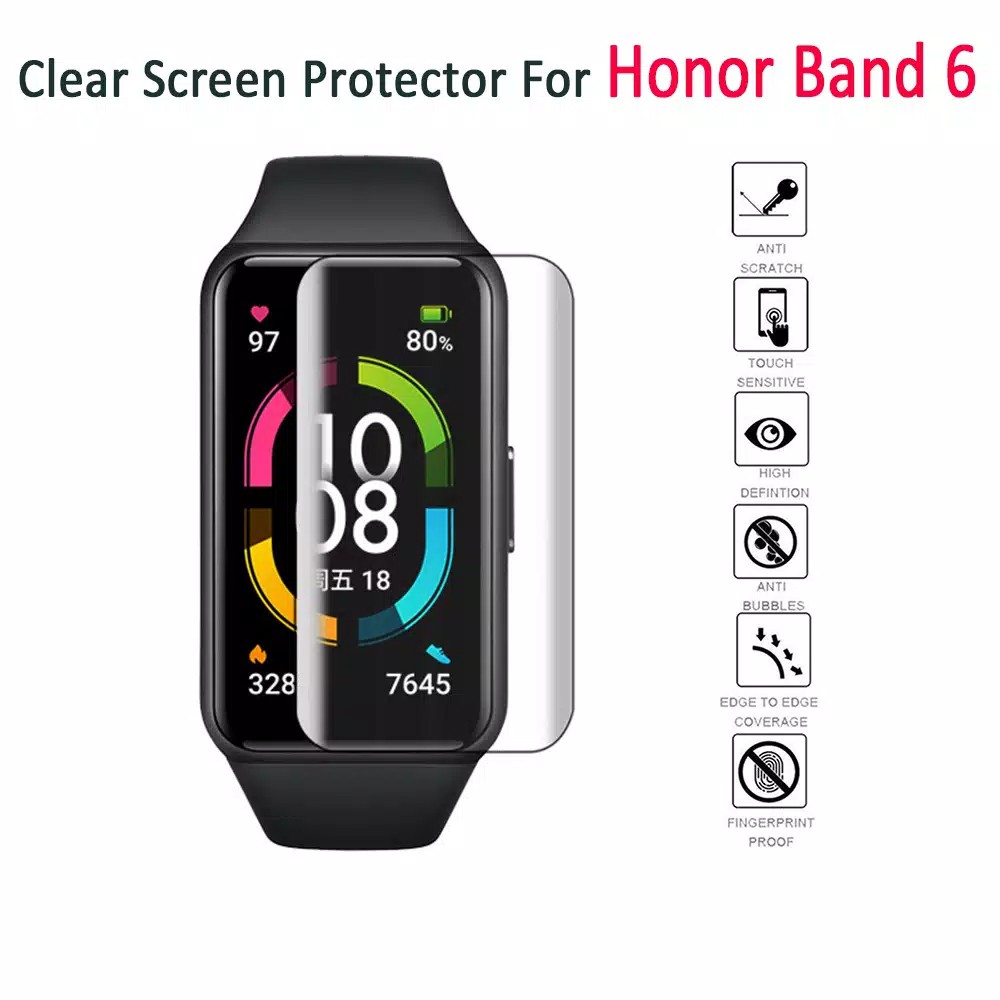 Anti gores shock Screen Guard Huawei Band 6 7 8 Honor Band 6 7 antigores