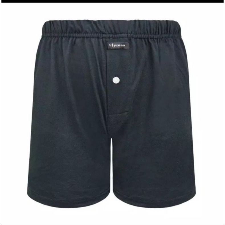 FLYMAN FM 3330 celana dalam Boxer Santai Cotton Basic (3 pcs)