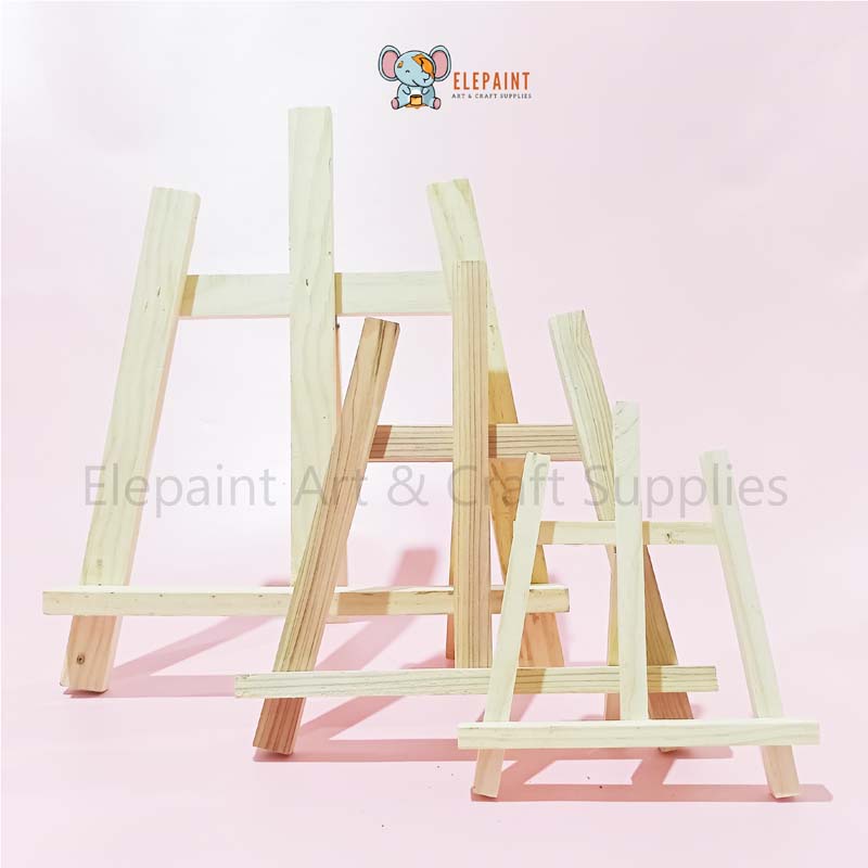 

Wooden Easel 30 cm x 12 cm Stand Kayu Tripod Kayu Photo Stand Lukis - Stand Holder Lukisan