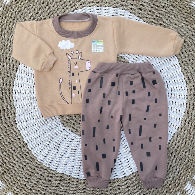 PROMO 7.7 Setelan Baju Bayi Joger Bayi Baju Bayi Celana Bayi DNW BABY