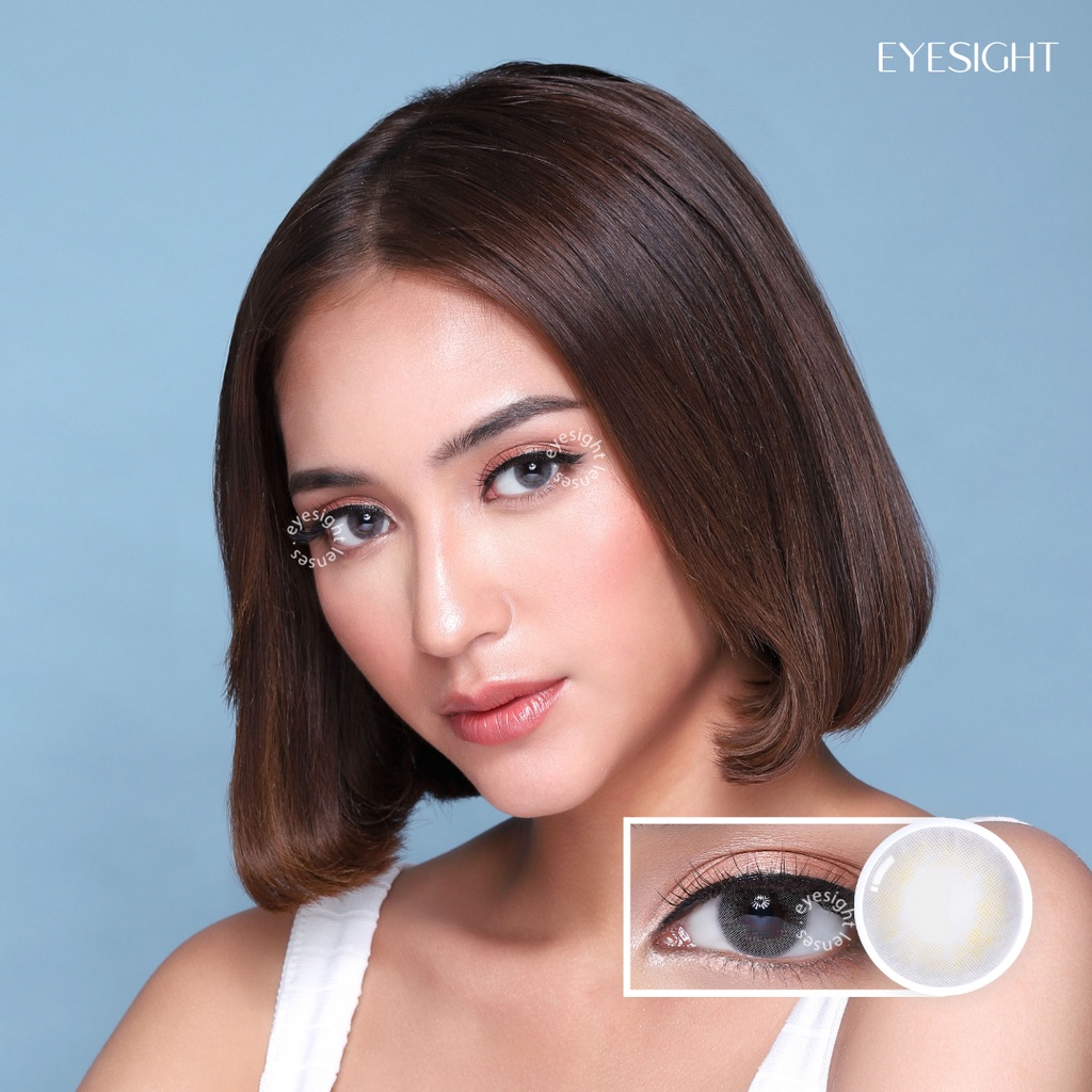 EYESIGHT LENSES Softlens Princess by EOS Vonvon Gray (2pcs/sepasang)