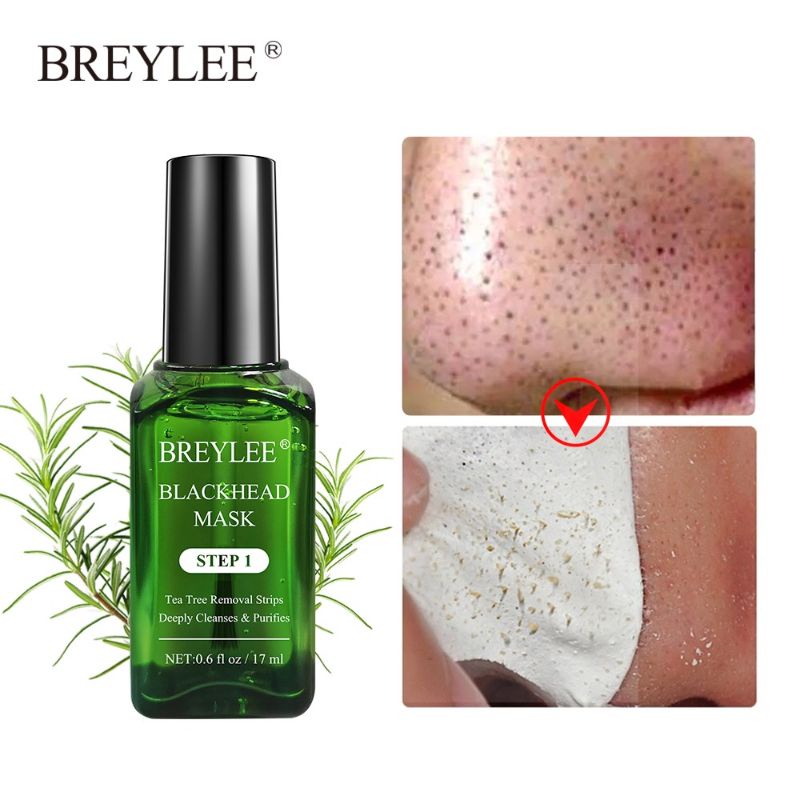 Breylee Blackhead Mask + Serum | Step 1 dan 2 | Breylee penghilang komedo