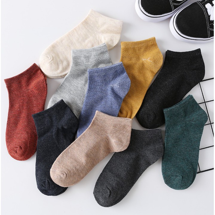 Grosir - K462 Kaos Kaki Pria Polos Semata Kaki / Kaos Kaki Ankle Man / Socks / Short Socks/ Sepatu