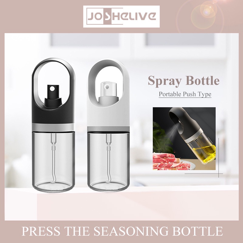 ready to ship !!! Portable push type oil spray bottle barbecue oil control glass oil pot spray type seasoning bottle OWT