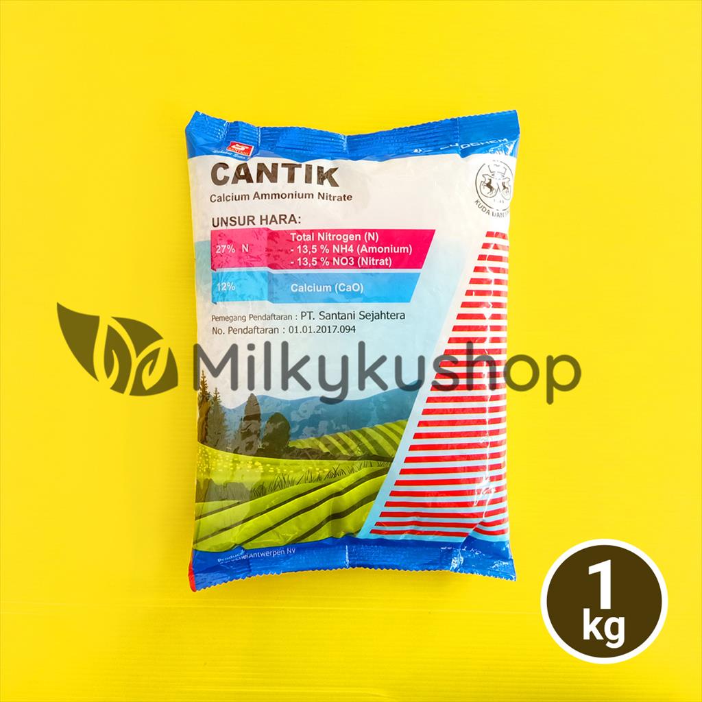 PUPUK CANTIK 1 KG KEMASAN PABRIK CALCIUM AMMONIUM NITRAT