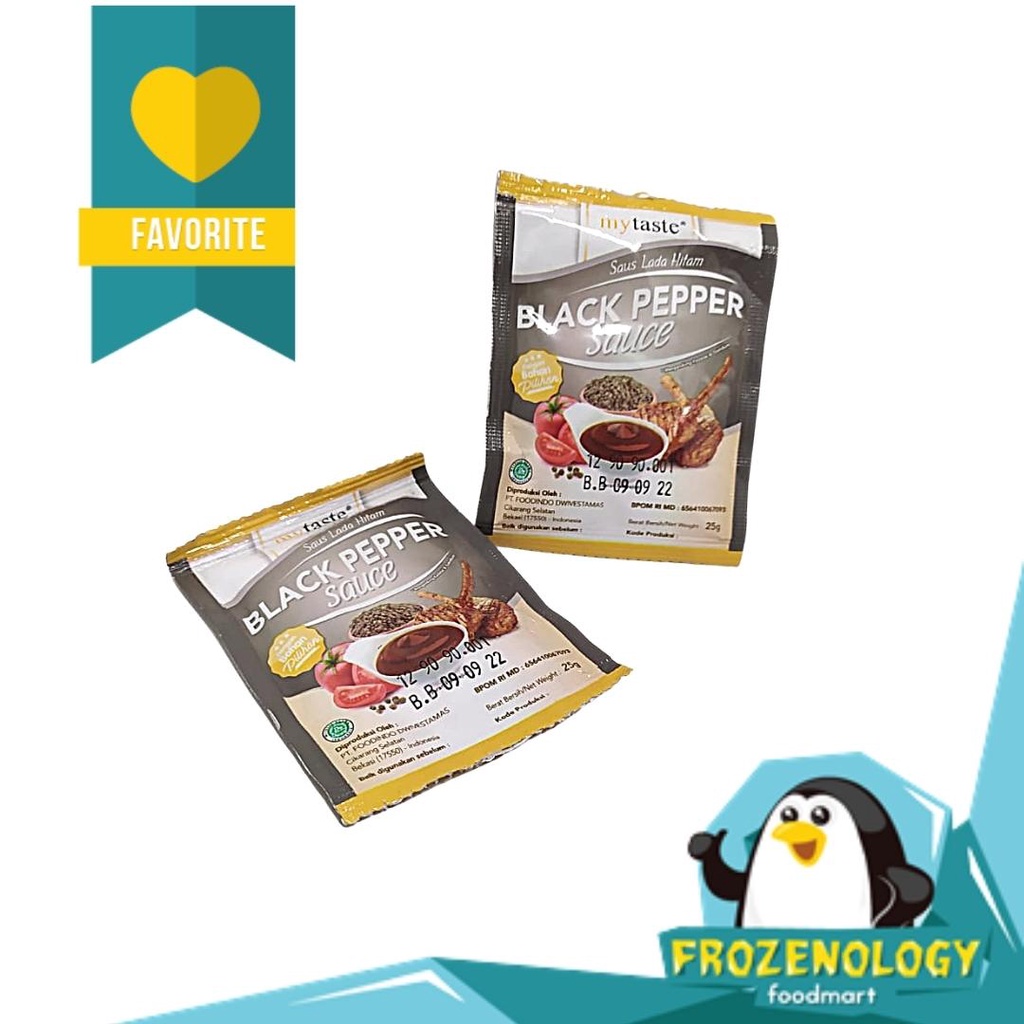 

My taste Blackpepper sachet 25 gr | Per-5 pcs