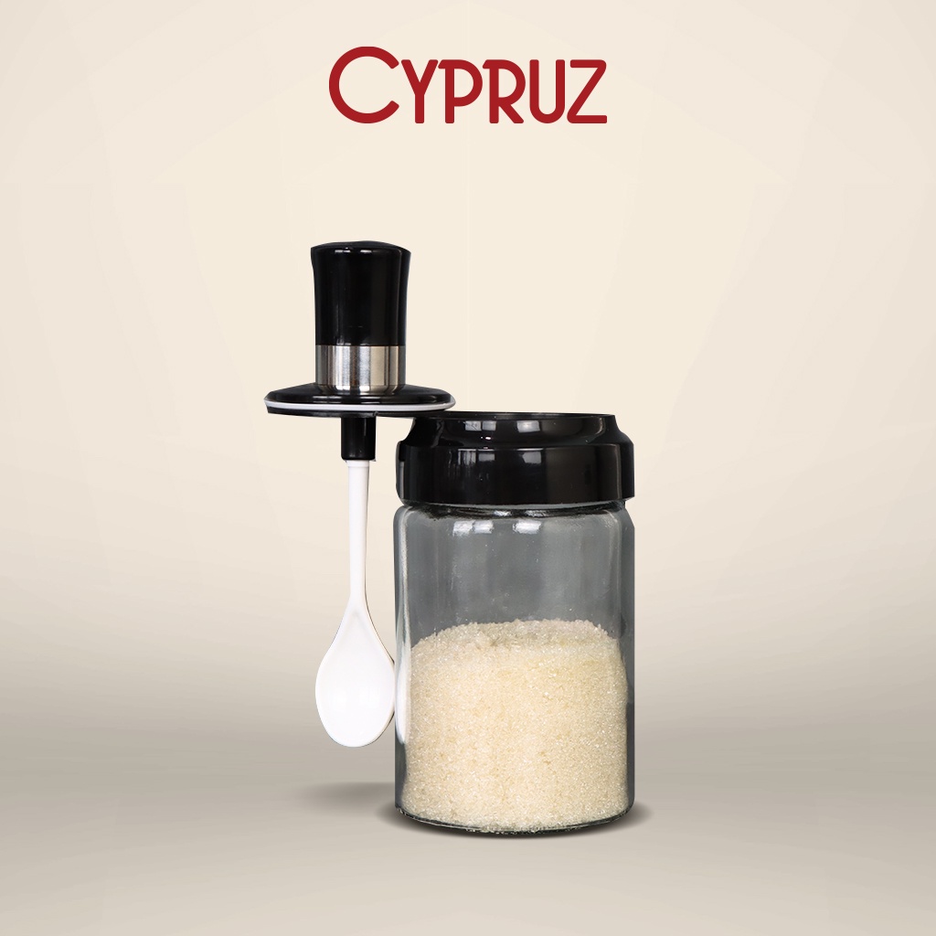 Cypruz Spice Jar / Tempat Bumbu Kaca Gula HT-0900