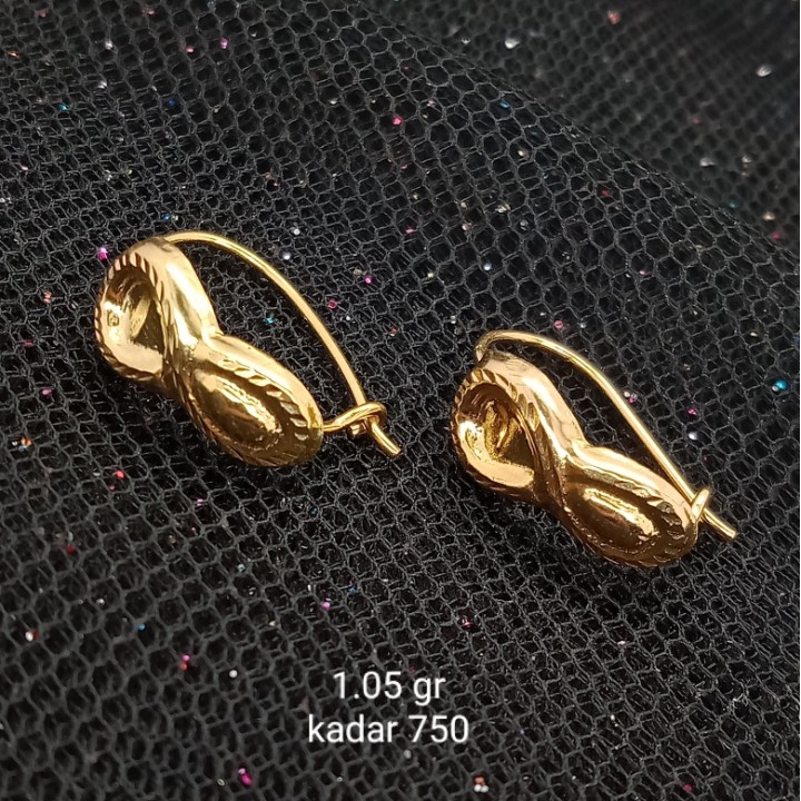 Anting Emas 17K - 1.05 gr Kadar 750 - 1095