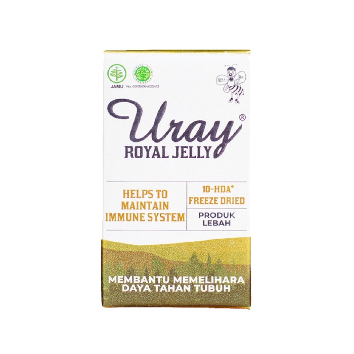 URAY ROYAL JELLY / MADU ROYAL JELLY (FREEZE DRIED) 30 KAPSUL Termurah