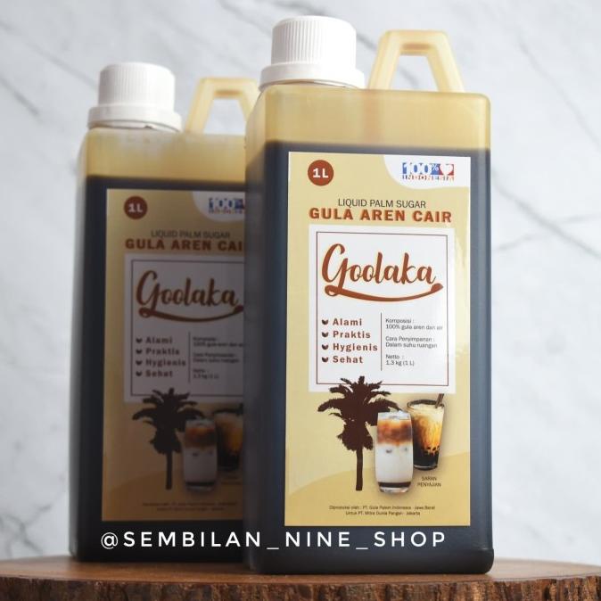 

Goolaka Gula AREN CAIR 1 Liter Liquid Palm Sugar Gula Merah Brown