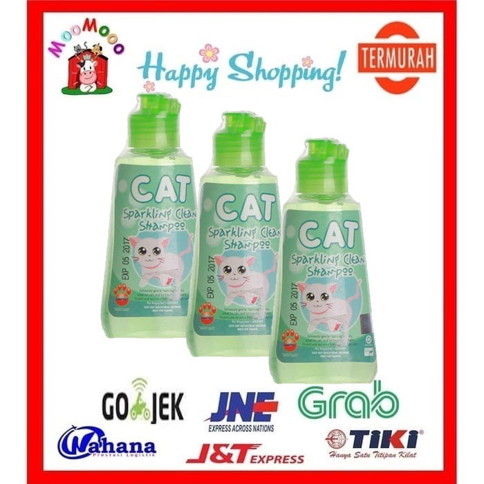 Raid All CAT Sparkling Clean Shampoo 150ml - Hijau / Shampoo Kucing