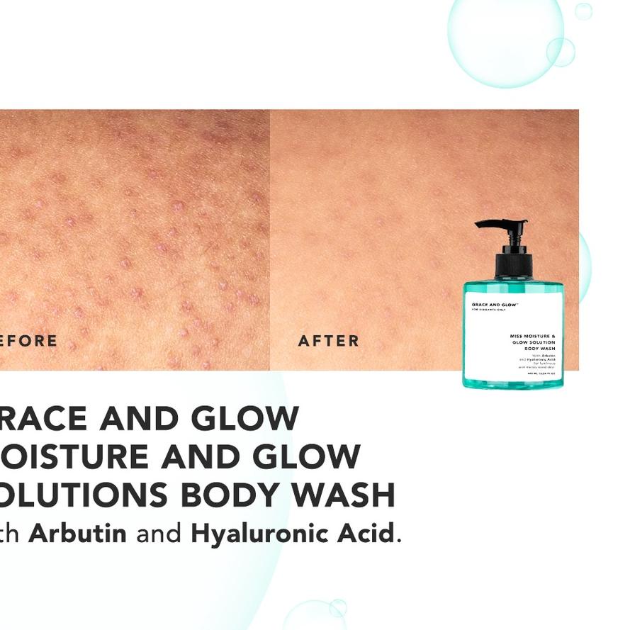 Promo Diskon➽ ➽ Grace and Glow Miss Moisture and Glow Solution Body Wash + Body Serum Tℝilαs
