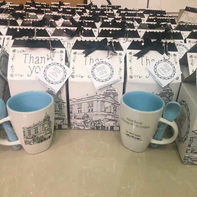 Mug Sendok + Box custom