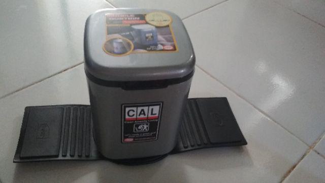 Tempat Sampah Mini Mobil Merk Shinpo - Trash Box Mini - Tempat Sampah Simpel 14 X 14 Cm 2 Liter