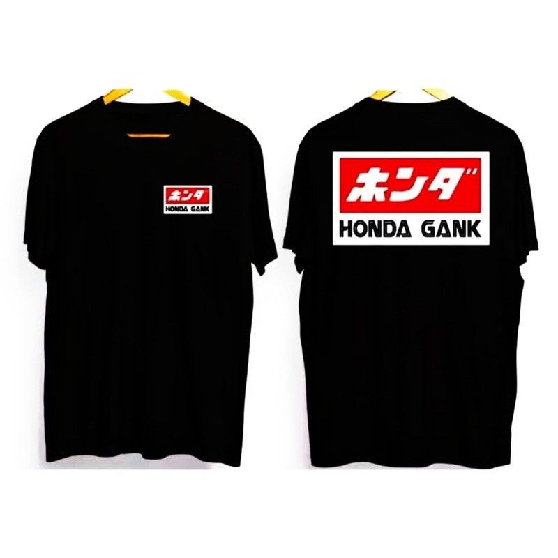 KAOS HONDA GANK POLYESTER | KAOS HONDAGANK PRIA WANITA | POLYESTER