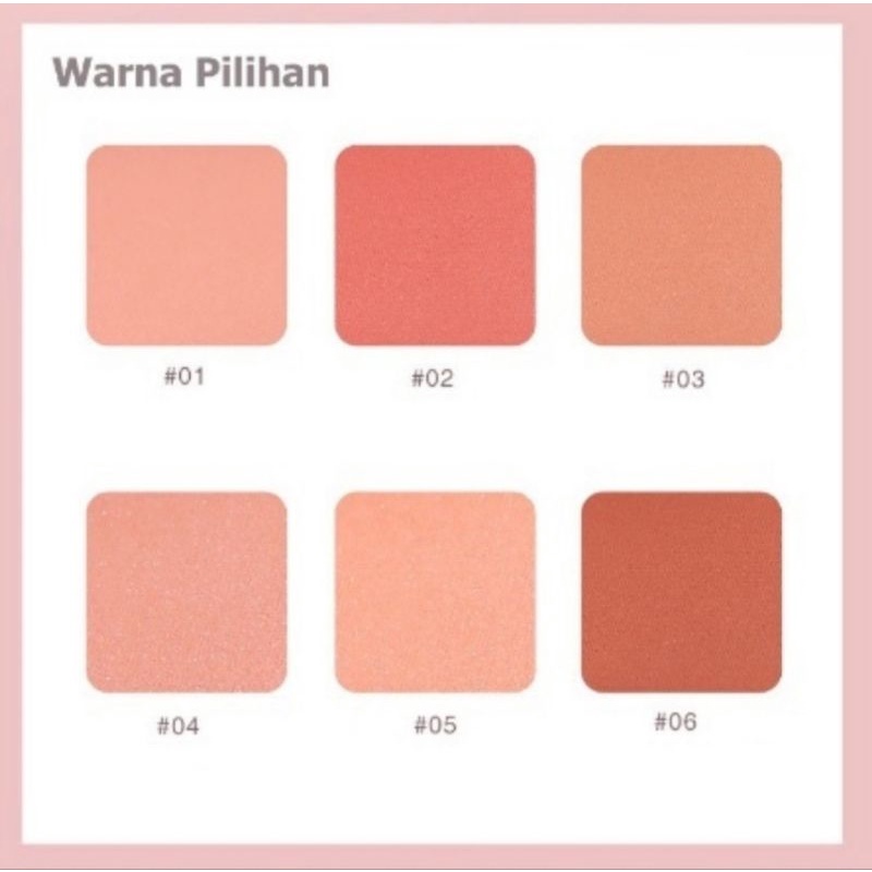 Lameila Candy Natural Orange Rouge Blush On Perona Pipi