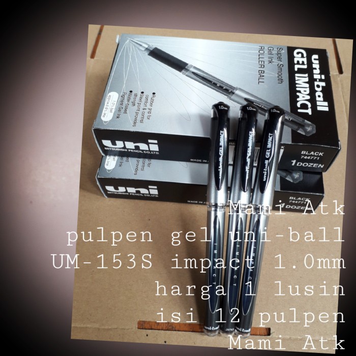 

Bagus Pulpen Uni Ball Impact 1.0Mm Tip Point Harga Untuk 12 Pulpen Sale!!!