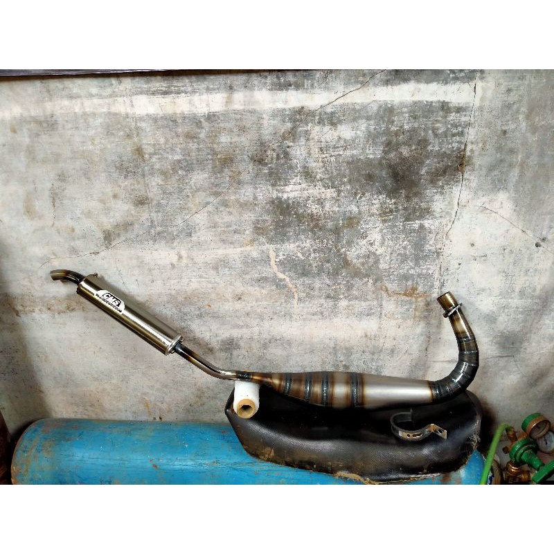 KNALPOT KOLONG SATRIA 2 TAK SATRIA HIU/LUMBA CMS,