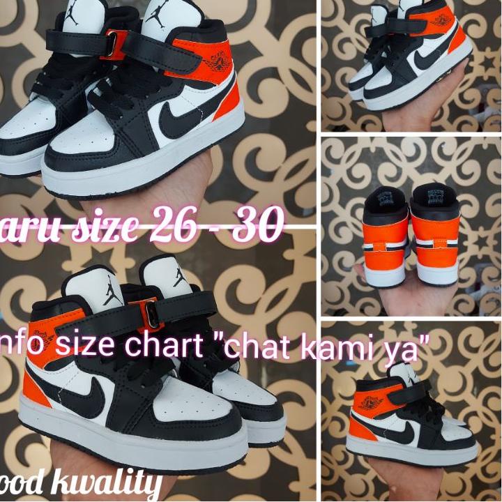 FREE ONGKIRTERLARIS SEPATU BASKET ANAK LAKI LAKI DAN PEREMPUAN NIKE JORDAN 1 RETRO HIGHT|KD8