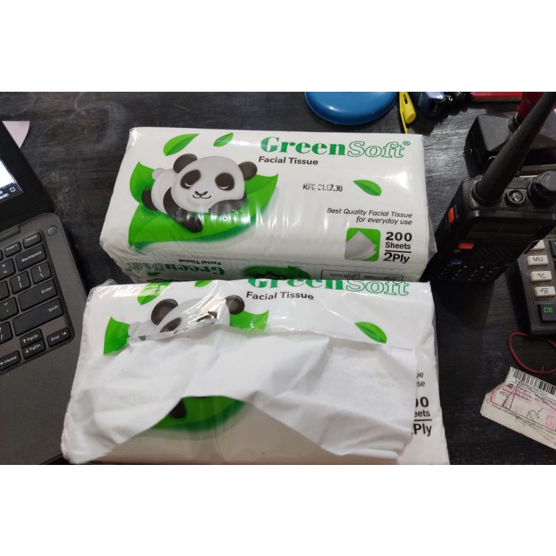 Tissue Green Soft 200 Sheet