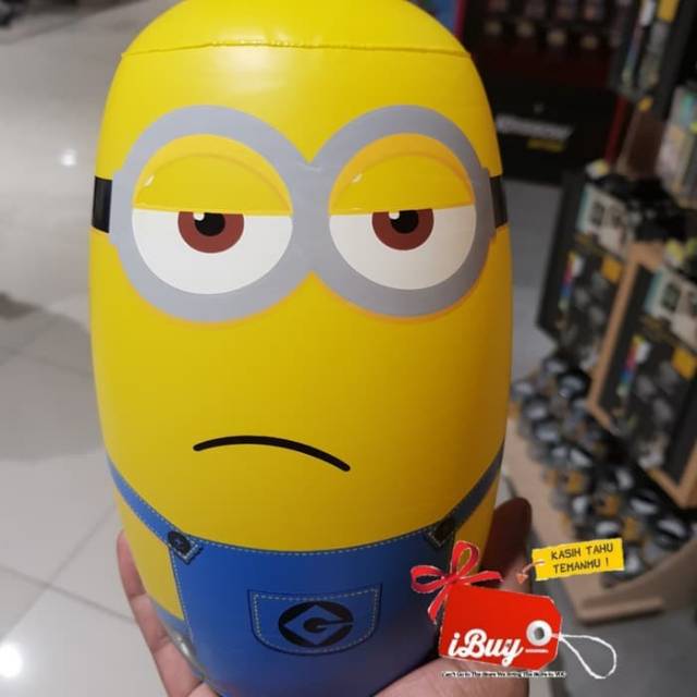Minion Kevin Air Punch Bantal Pukul Mainan Anak 21.5cm