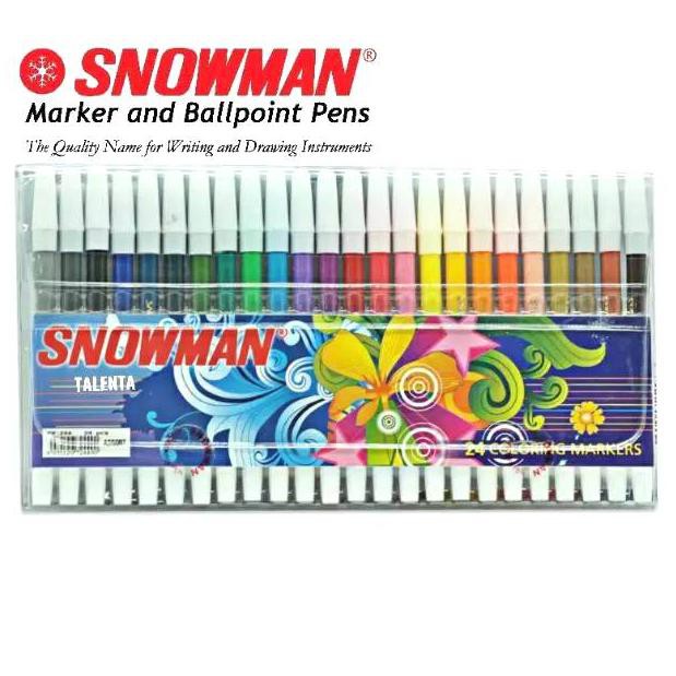 

Uy9Code Spidol SNOWMAN 24 Warna Coloring Marker(siap Kirim)Z3D1