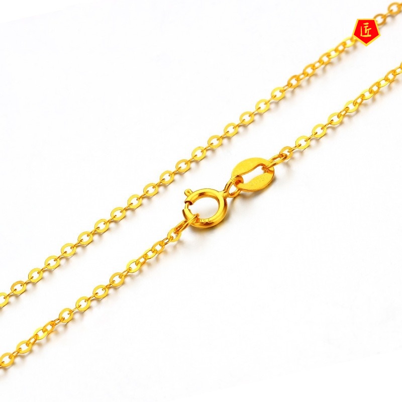 [Ready Stock]God of Wealth Gold Pendant Color Paint Necklace for Women