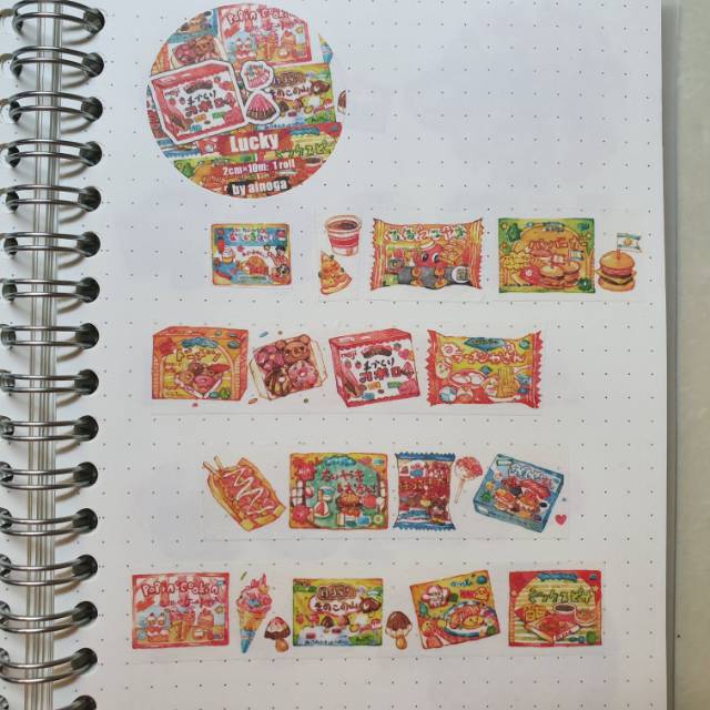 

washi tape sample for scrapbook and journal ( per meter )