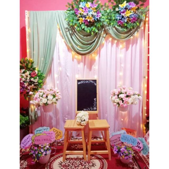 Dekorasi lamaran/ aqiqah/ tasyakuran/ sunatan/ wedding