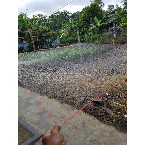 jaring anco 440cm x 5m lubang 1 inchi untuk bandeng nila mujaer