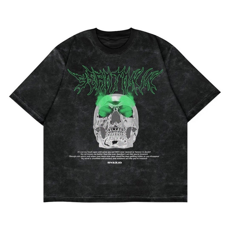 T shirt BYAZ Skeleton Washing