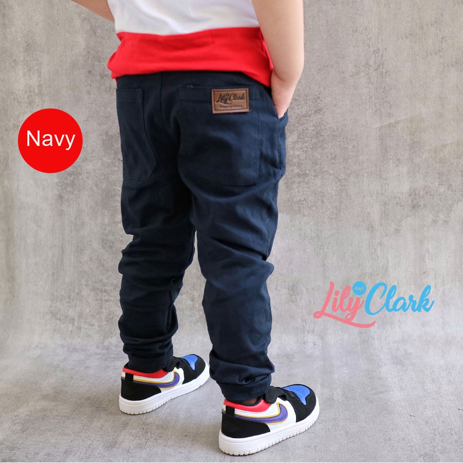 PROMO Celana  Panjang Anak Chino  navy Premium Lembut 