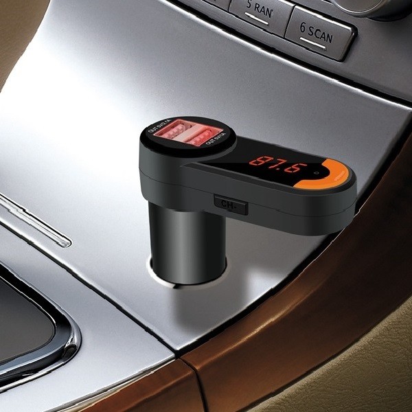 BC10 Bluetooth Car Charger FM Transmitter Hands free Auto USB Adapter
