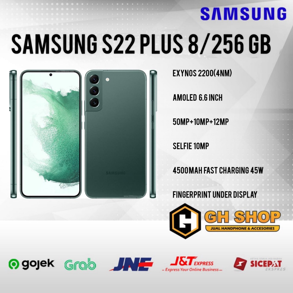 samsung s22 plus  5g 8 256gb garansi resmi