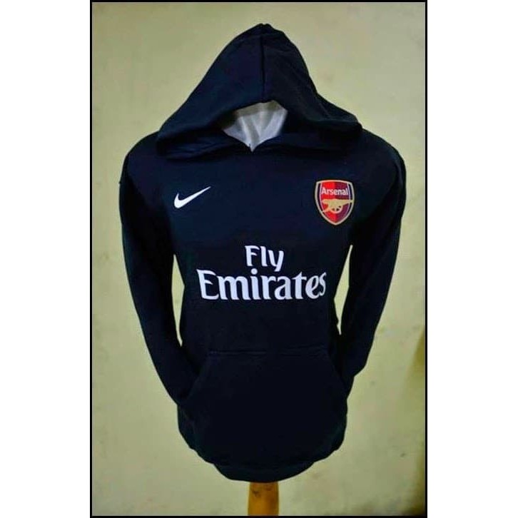 HE361 Jaket Hoodie Sweater Jumpar Arsenal Nike Jersey Futsal Grade Ori