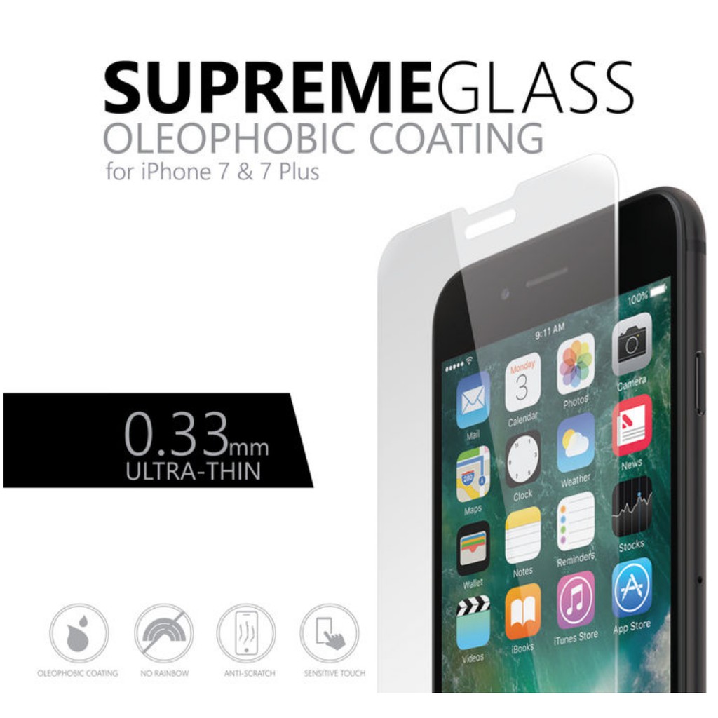 AMAZINGThing Supreme Glass iPhone 7 - 0.33 mm Tempered Glas