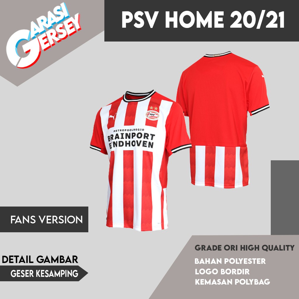 Jersey Bola PSV Eindhoven Home 20/21