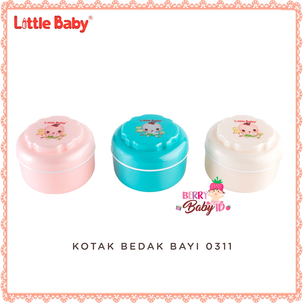 Little Baby Tempat Bedak Bayi Kotak Bedak Bulat #0311 Berry Mart